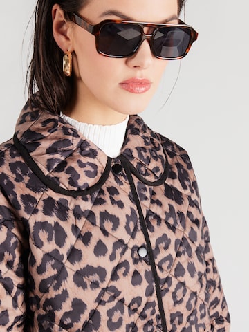 Veste mi-saison PIECES en beige