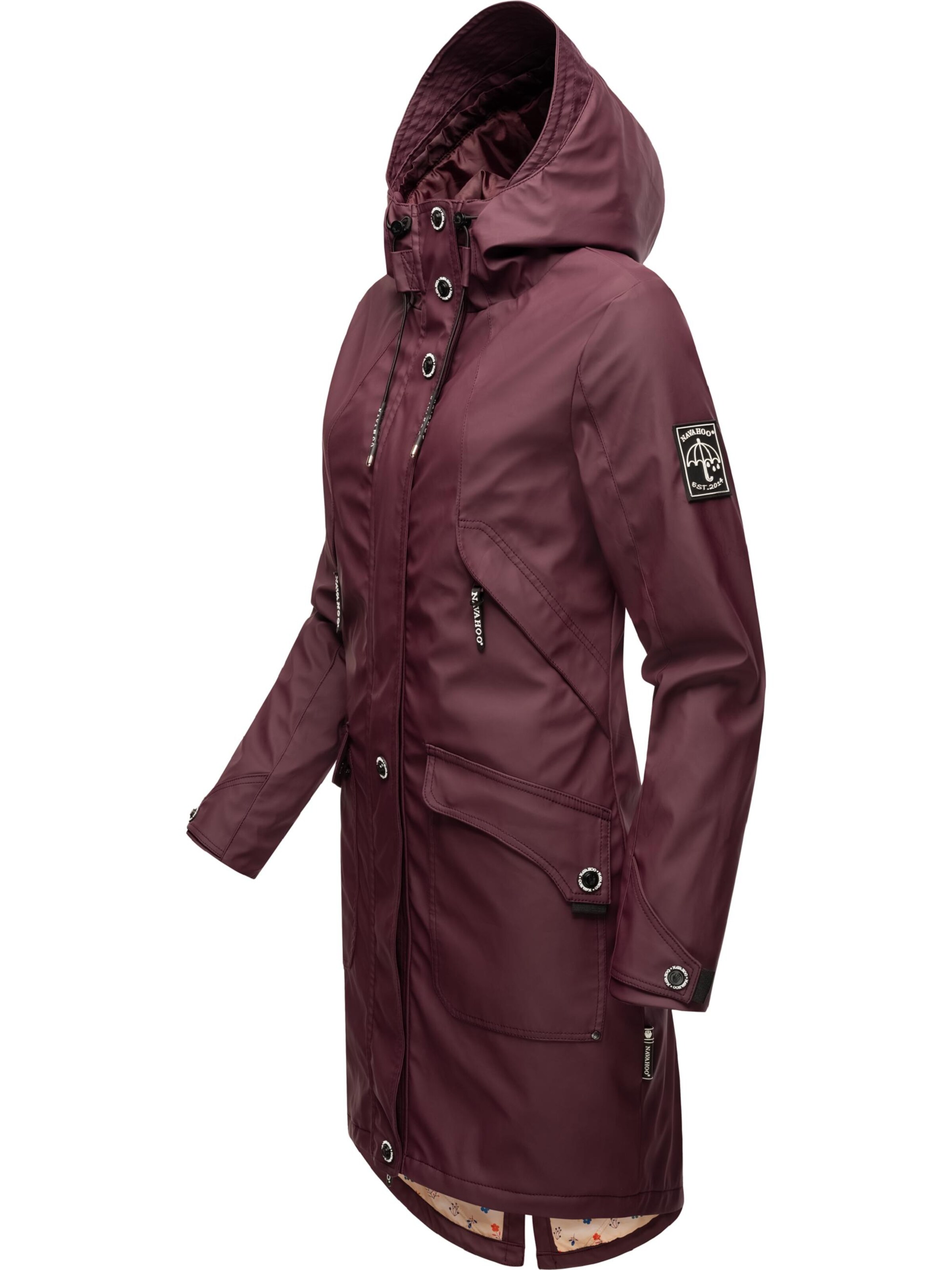 Manteau mi-saison NAVAHOO en rouge