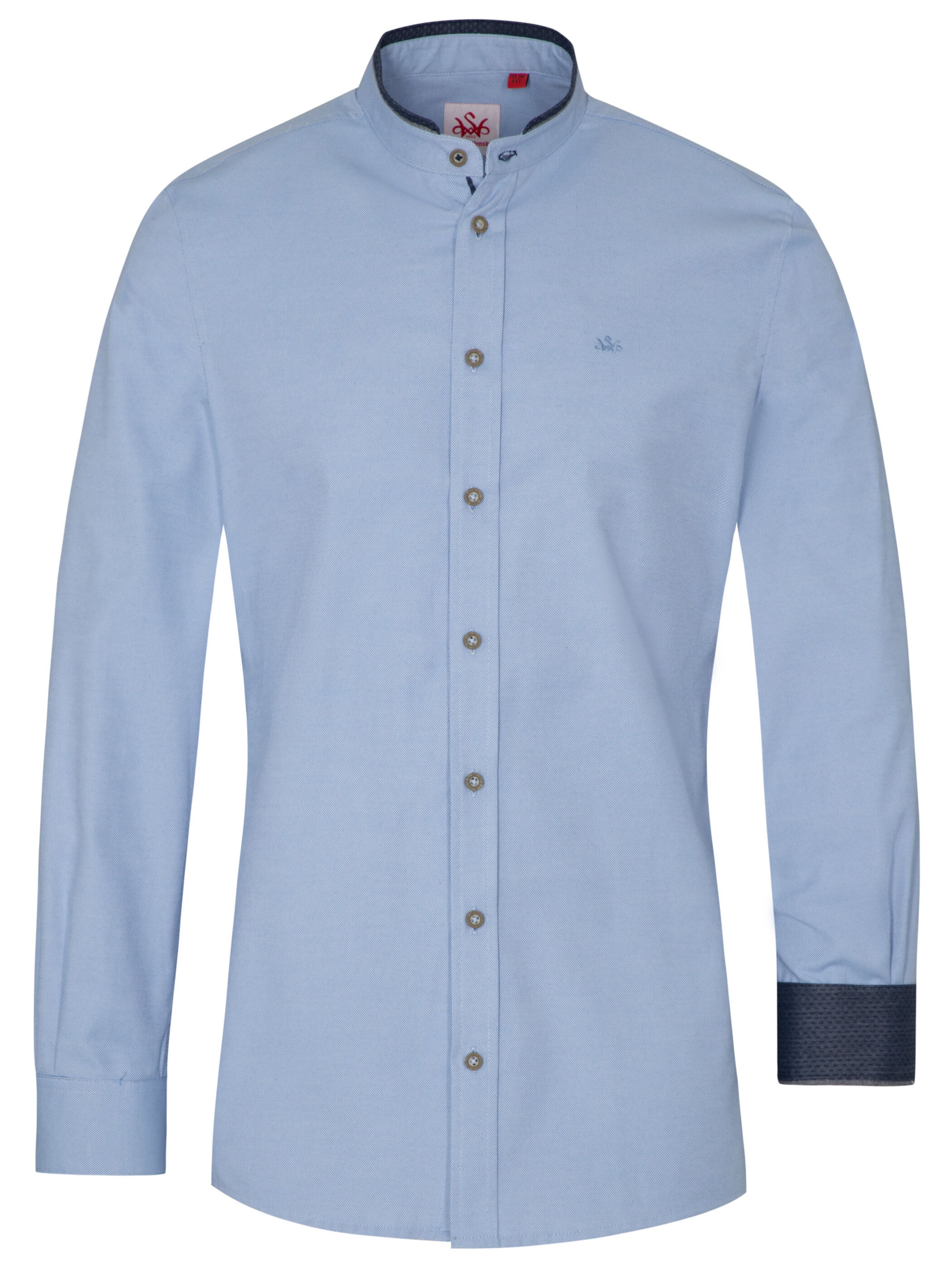 SPIETH & WENSKY Regular fit Overhemd in Blauw: voorkant