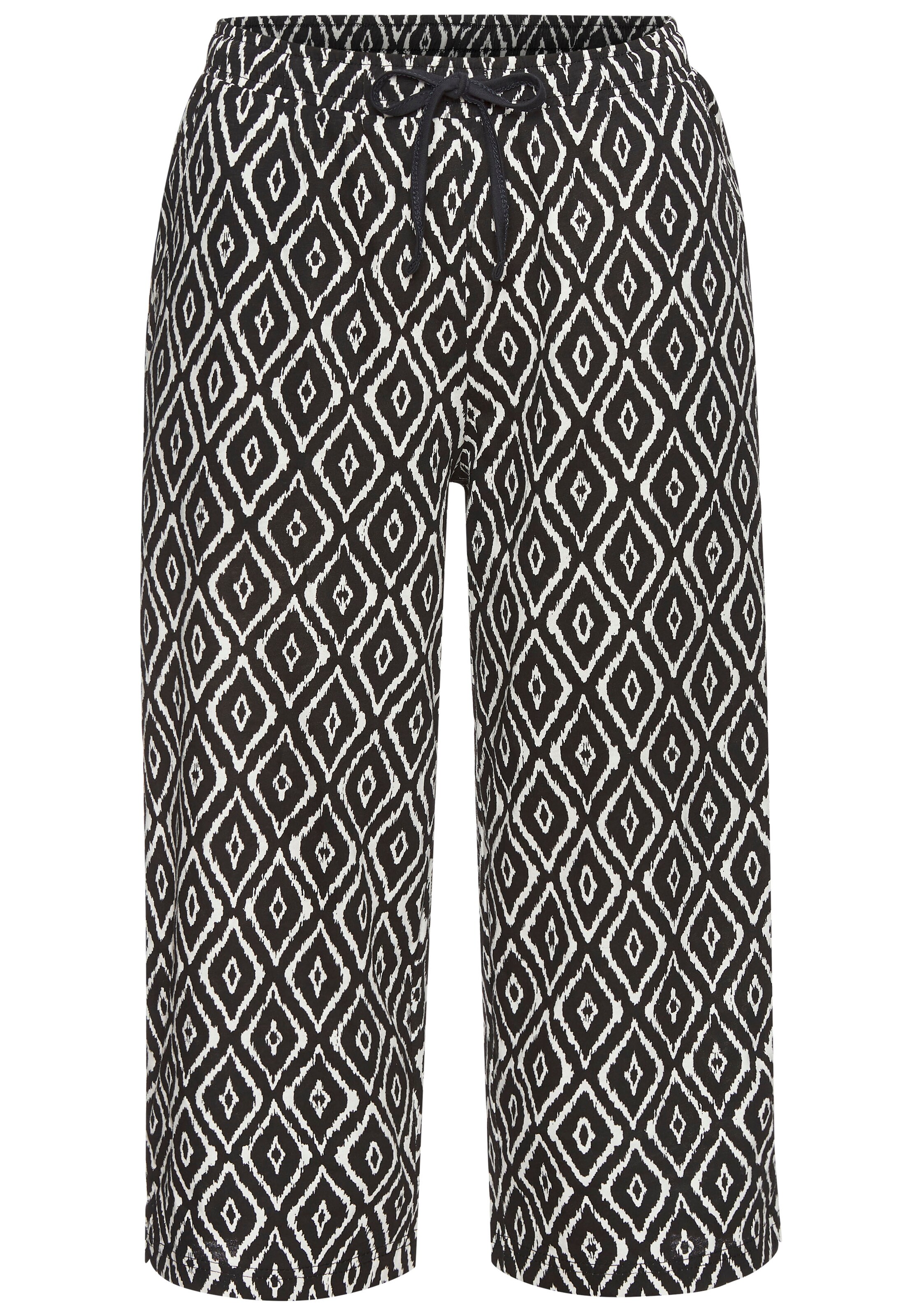 VIVANCE Pyjamahose 'Dreams' in Schwarz: Vorderseite