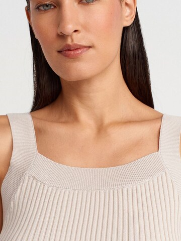 Dilvin Knitted Top in White