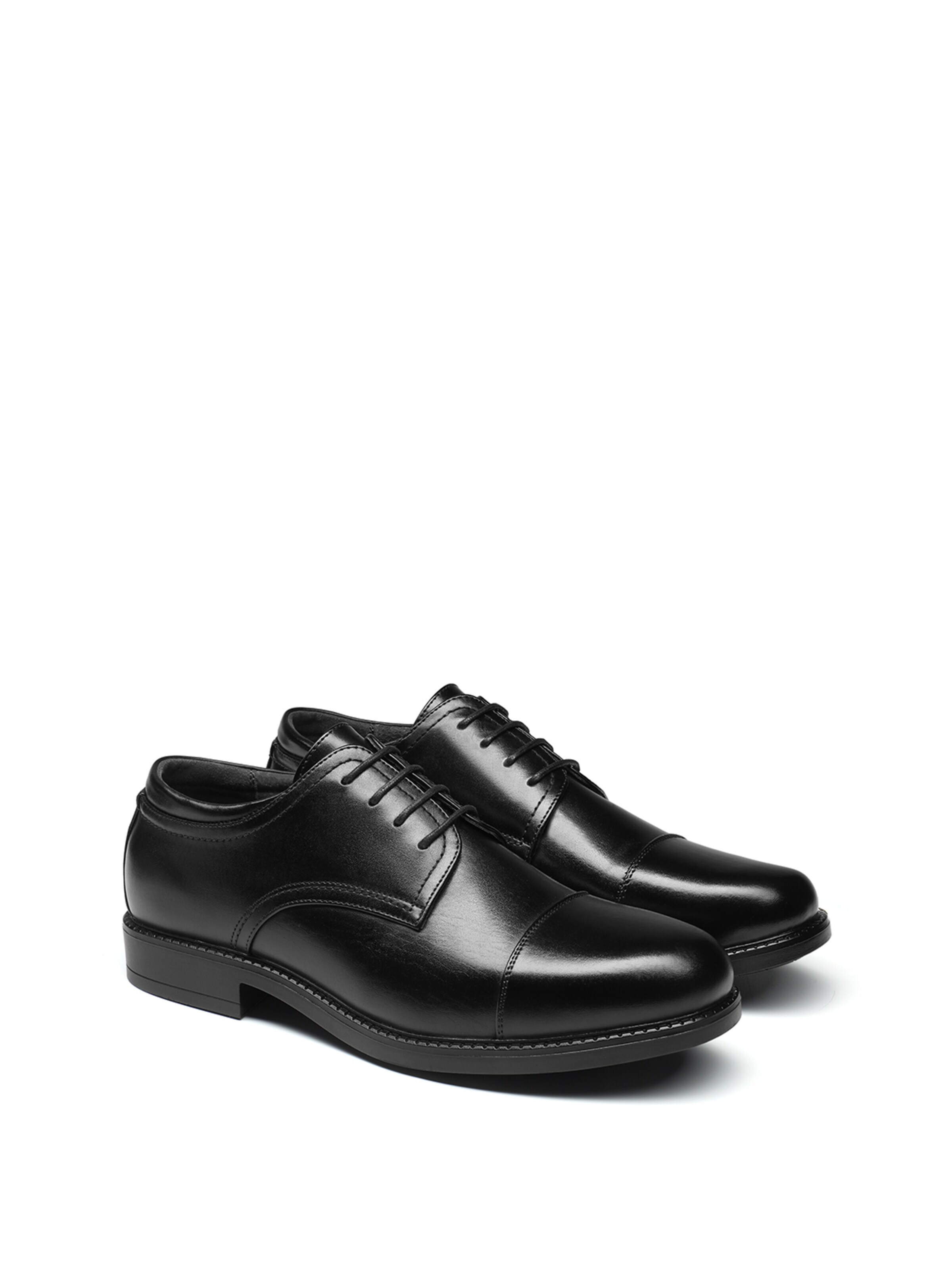 Bruno Marc Lace-Up Shoes in Black