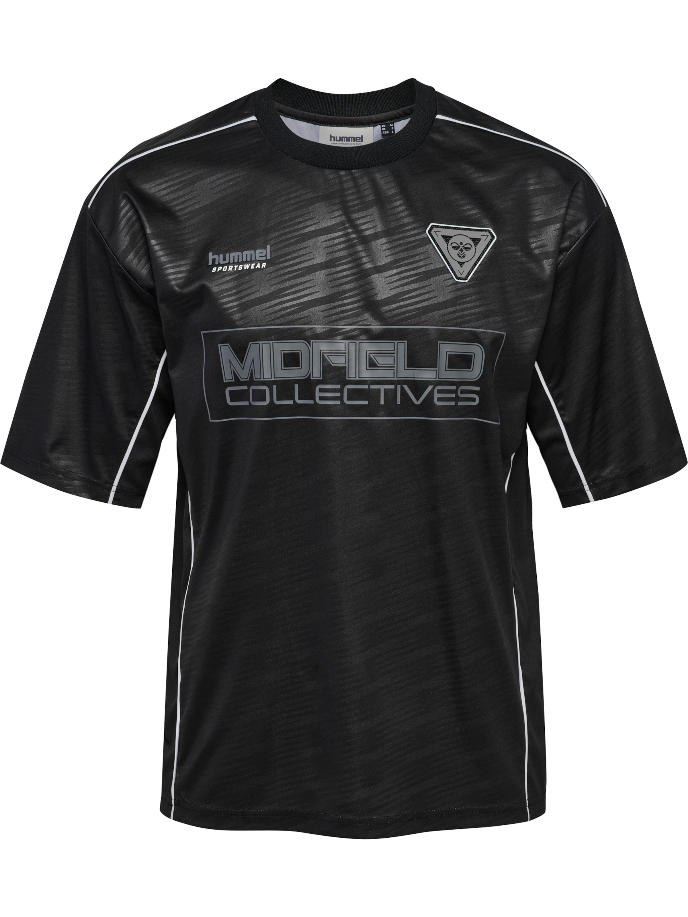 T-Shirt fonctionnel Hummel en noir : devant