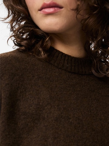 PIECES Pullover 'PCAna' i brun