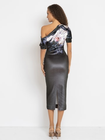 JIORO Jurk 'ORCHID ICE' in Grijs