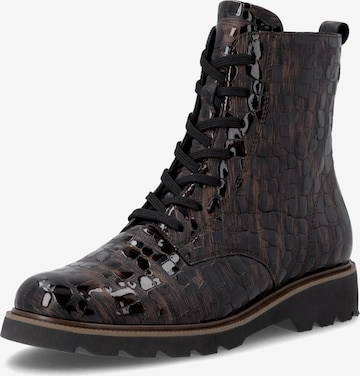 Bottines à lacets REMONTE en marron : devant