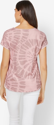 T-shirt heine en rose