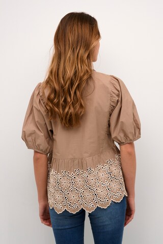 CULTURE Bluse 'Valda' in Braun