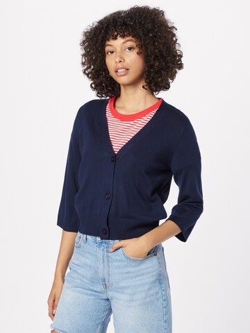 Fransa Knit Cardigan 'BLUME CAR' in Blue: front