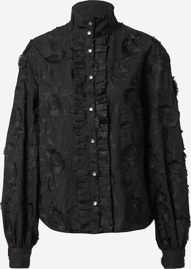 Custommade Bluse 'Etta' in schwarz, Produktansicht