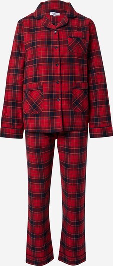 LeGer by Lena Gercke Pyjama 'Felicitas' in rot / schwarz, Produktansicht