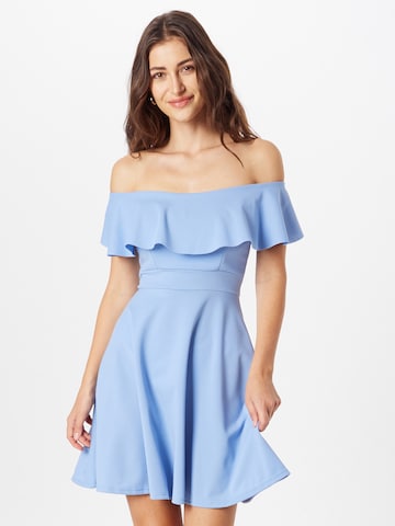 WAL G. Cocktail Dress 'STACEY' in Blue: front