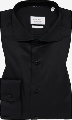 ETERNA Slim Fit Hemd in Schwarz