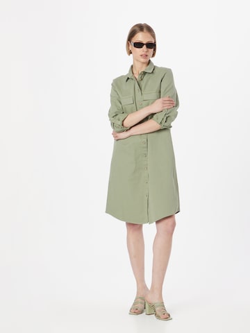 ESPRIT - Vestido camisero en verde