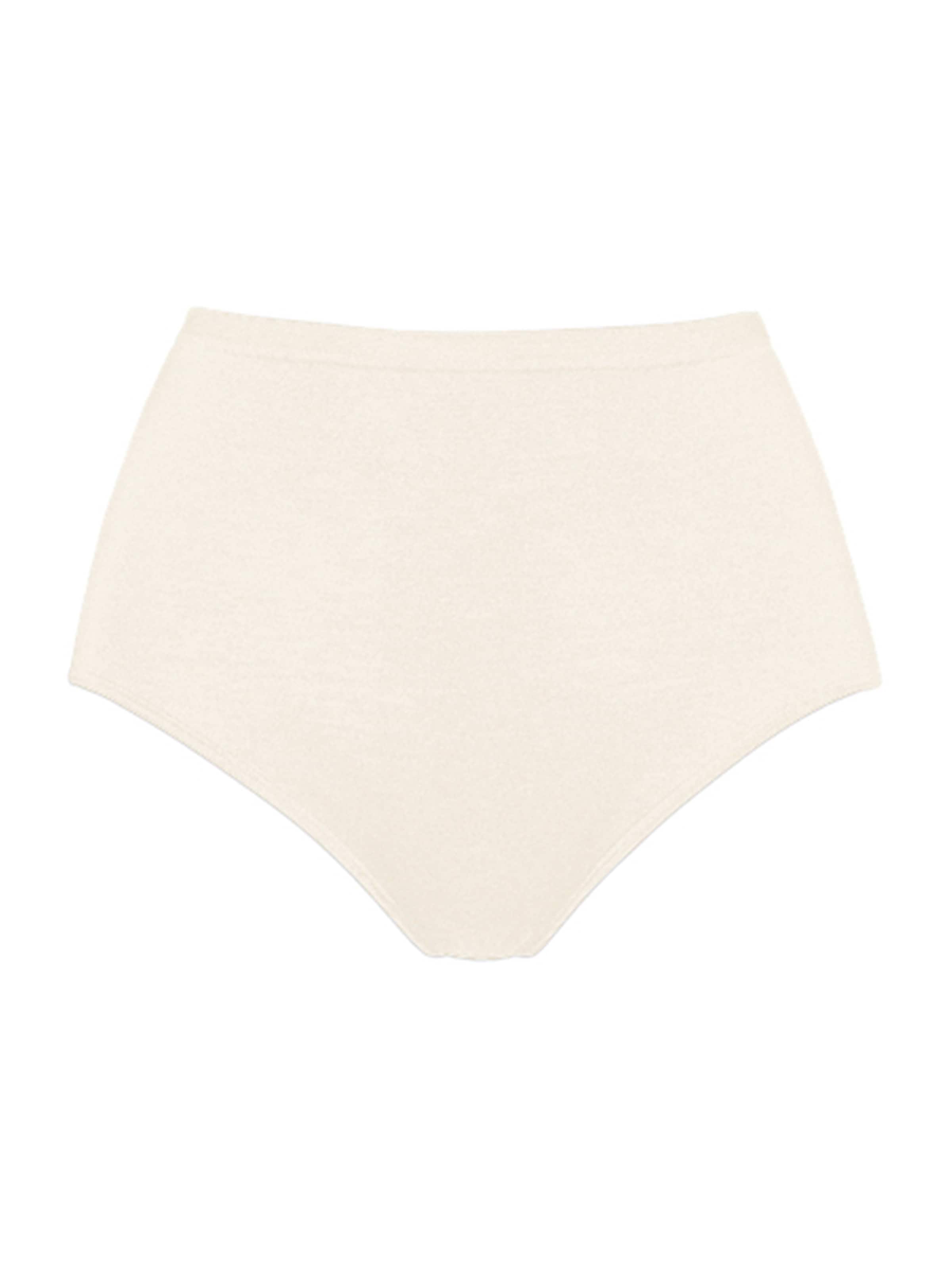 Hanro Maxi Slip ' Woolen Silk ' in Beige: Vorderseite