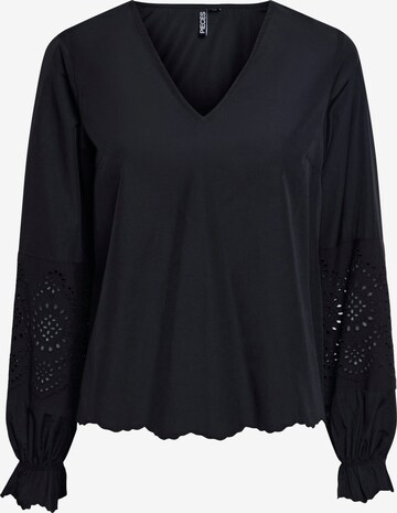 PIECES Blouse 'JABBY' in Black: front