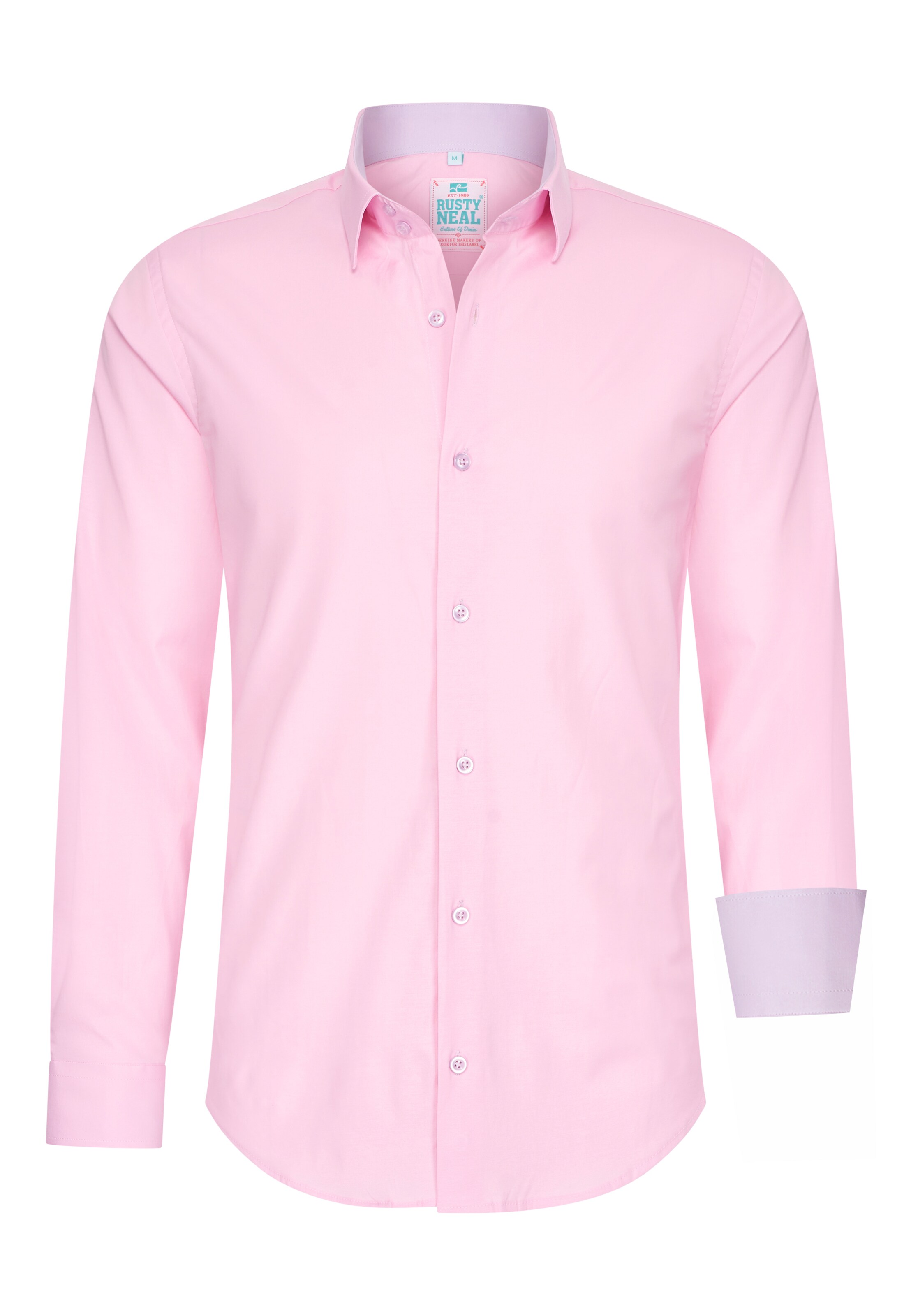 Rusty Neal Hemd in Pink: Vorderseite