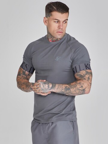 SikSilk Shirt in Grey: front