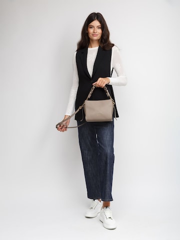 Borsa a mano 'Boheme Grana Double Handbag Double Grainy Leather' di Coccinelle in grigio