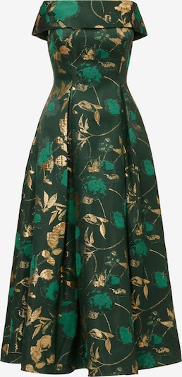 Adrianna Papell Cocktail Kleid 'Off Shoulder Midi Dress' in dunkelgrün, Produktansicht
