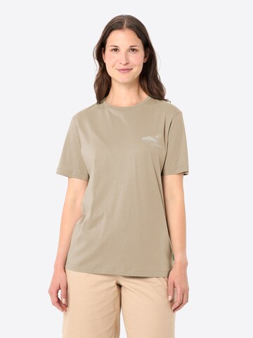 VAUDE Sportshirt 'Spirit II' in Beige: Vorderseite