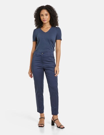 GERRY WEBER Slimfit Broek in Blauw