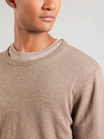 Pull-over s.Oliver en marron