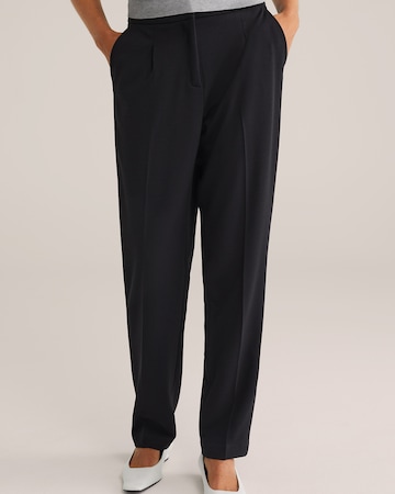 WE Fashion Regular Hose in Schwarz