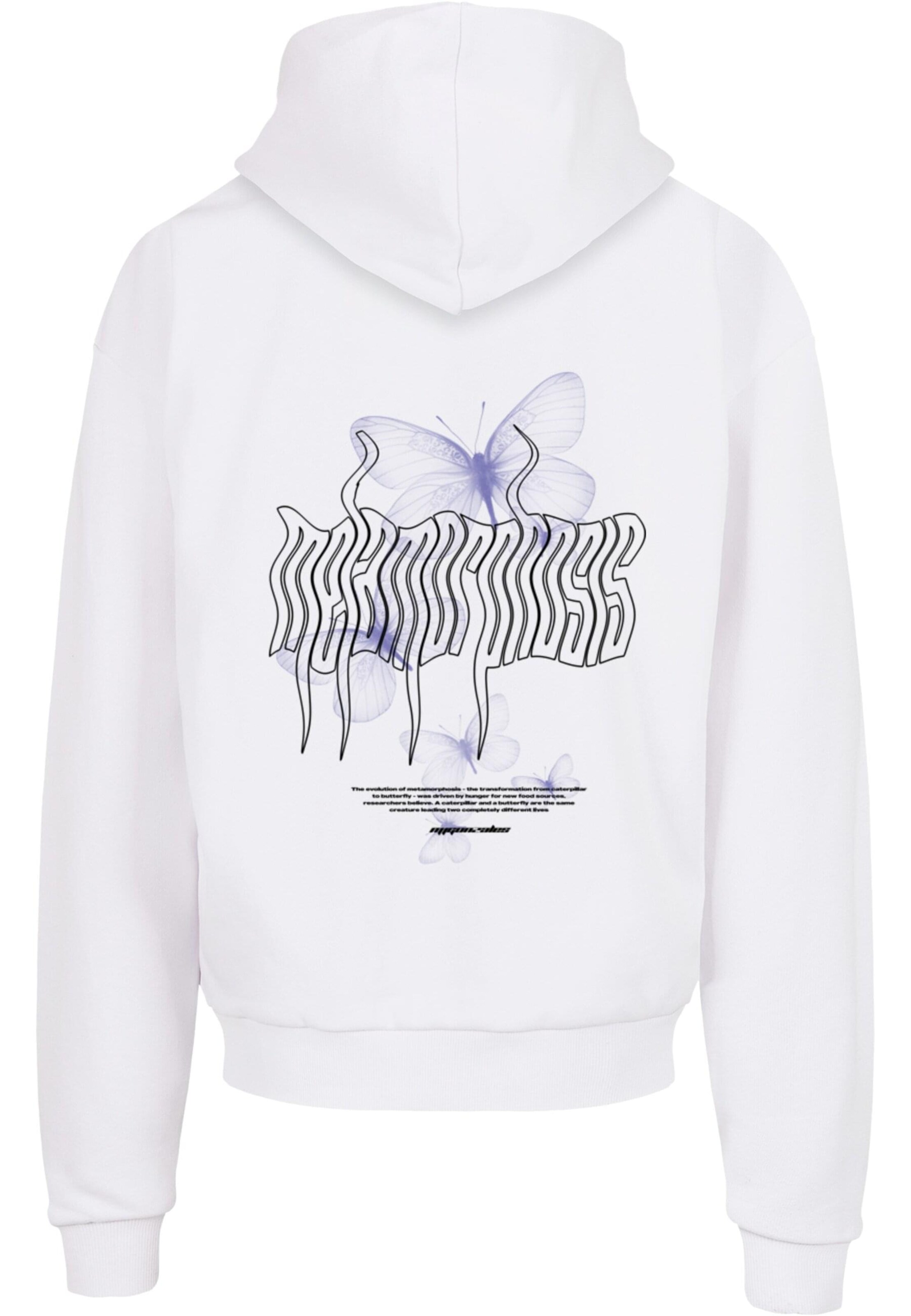 Felpa 'METAMORPHOSE V.4' di MJ Gonzales in bianco