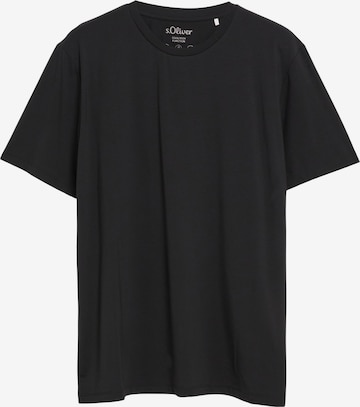 s.Oliver T-Shirt in Schwarz: Vorderseite