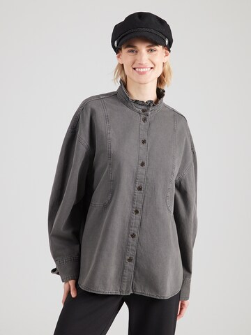 & Other Stories - Blusa em cinzento: frente