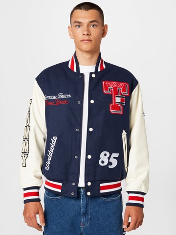 Tommy Jeans Välikausitakki värissä sininen: edessä