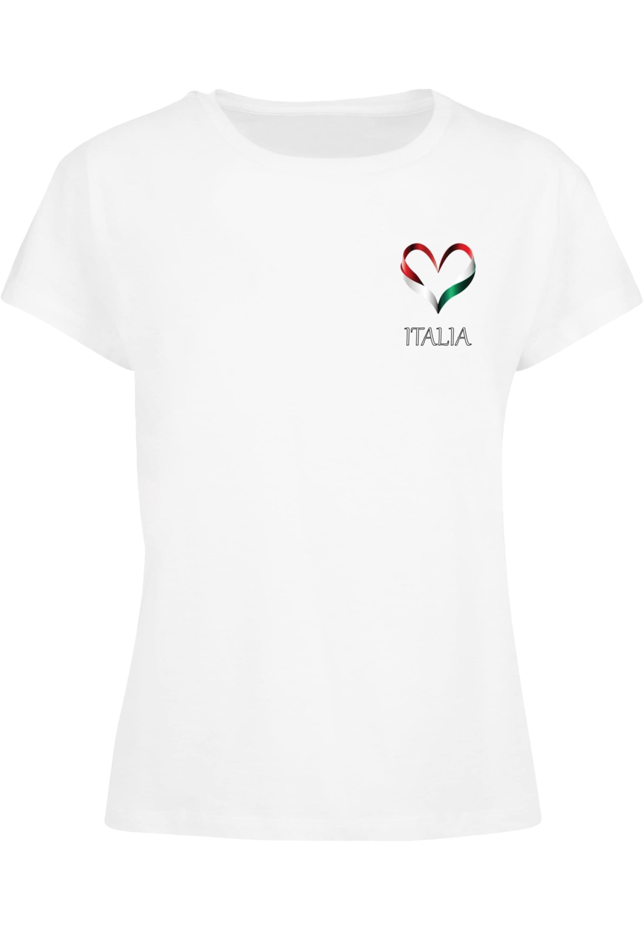 T-shirt 'Football - Italy' Merchcode en blanc : devant