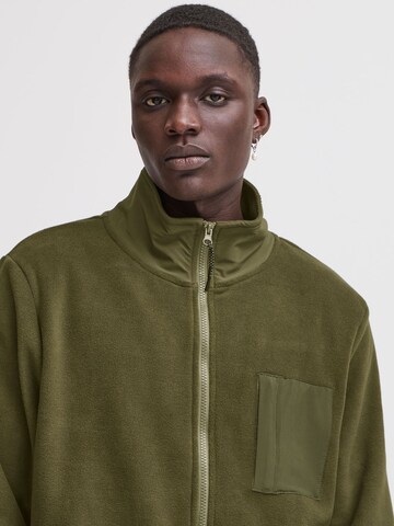 BLEND - Chaqueta polar ' BHBROOKS Sweatshirt zipp thru ' en verde