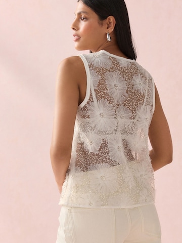 Next Blus i vit