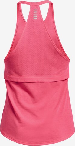 UNDER ARMOUR Sports Top 'Streaker' in Pink