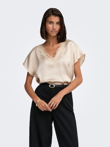 JDY Blouse 'JDYFIFI' in Beige: voorkant