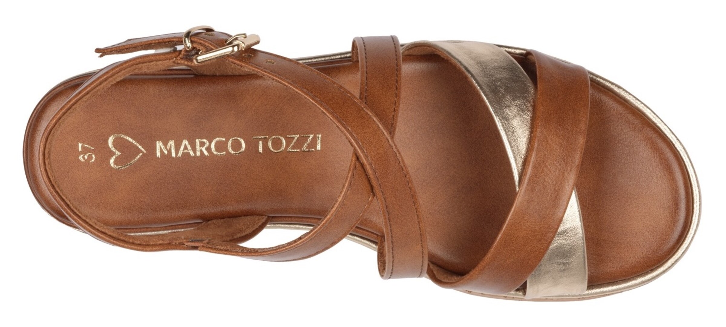 MARCO TOZZI Sandals in Brown