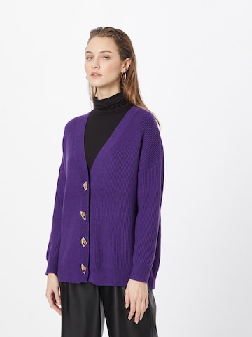 Olivia Rubin Strickjacke 'FRANKIE' in Lila: predná strana