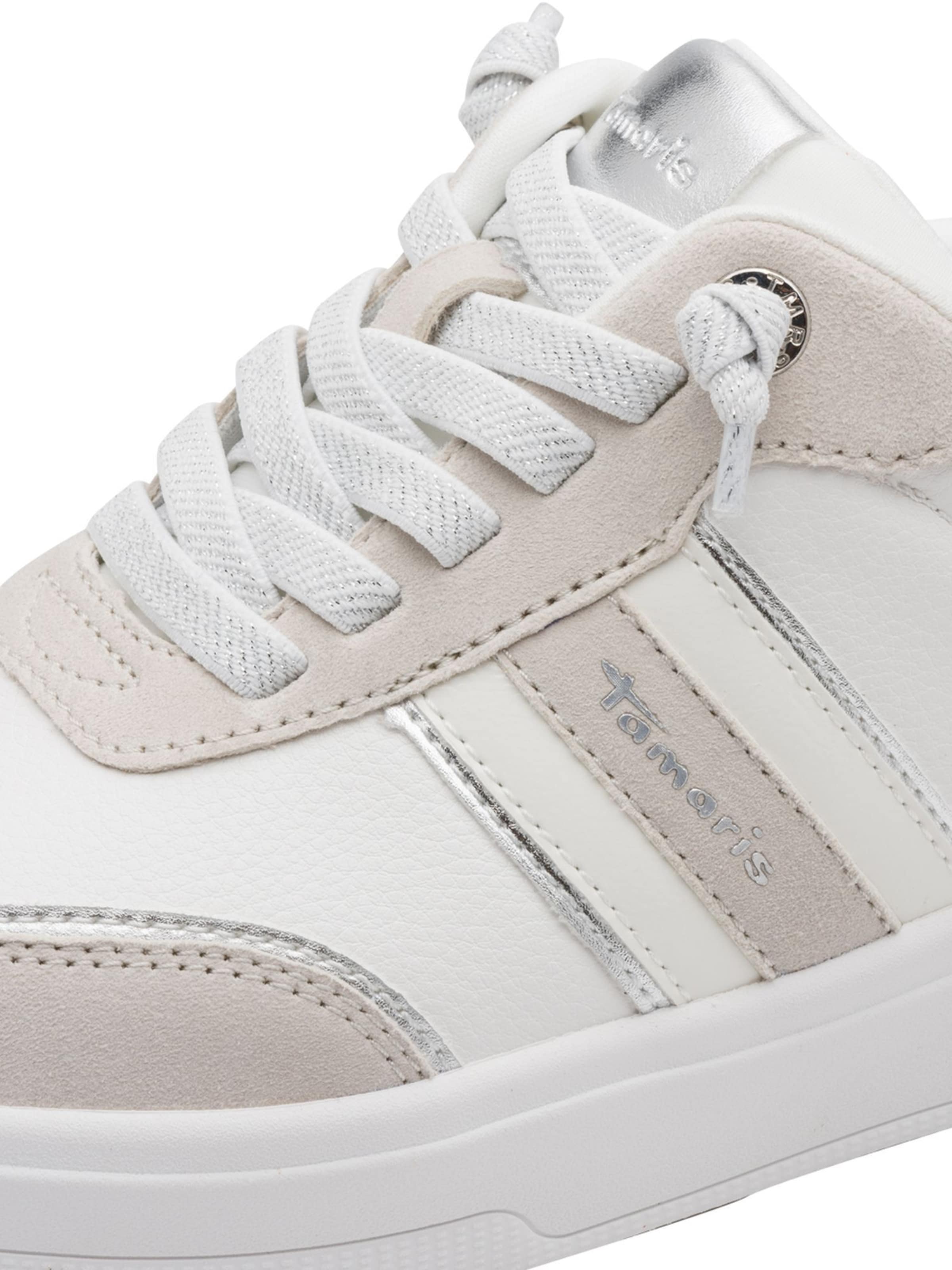 Baskets basses Tamaris en blanc