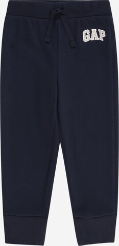 Effilé Pantalon GAP en bleu : devant