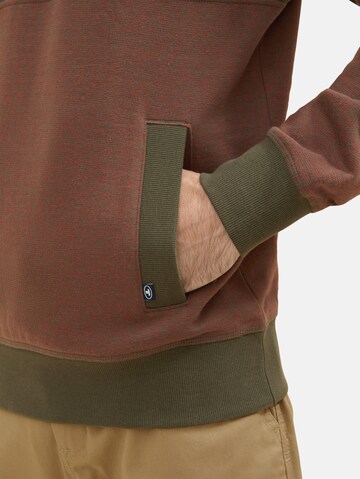 TOM TAILOR Sweatshirt in Braun