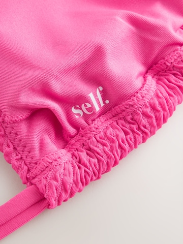 Triangolo Top per bikini di self. in rosa