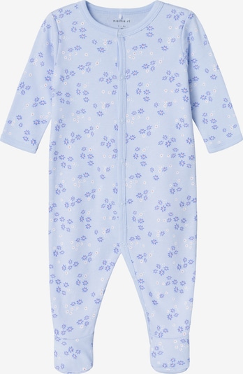 NAME IT Pyjama en bleu / bleu clair / rouge foncé / blanc, Vue avec produit