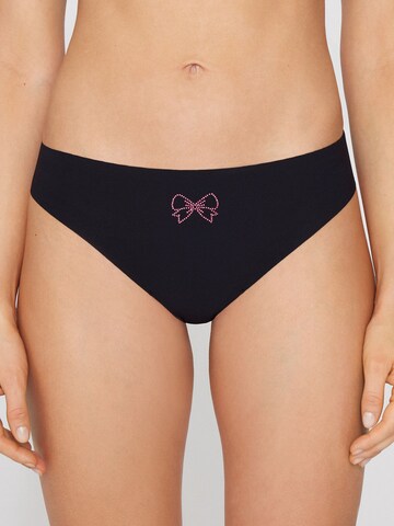 Tezenis Slip in Schwarz: Vorderseite