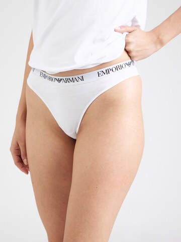Emporio Armani - Tanga em branco: frente