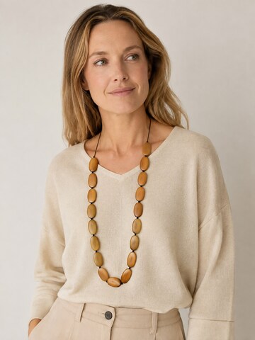 COLLEZIONE ALESSANDRO Necklace 'Charu' in Brown