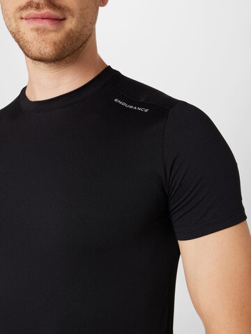 ENDURANCE Sportshirt in Schwarz