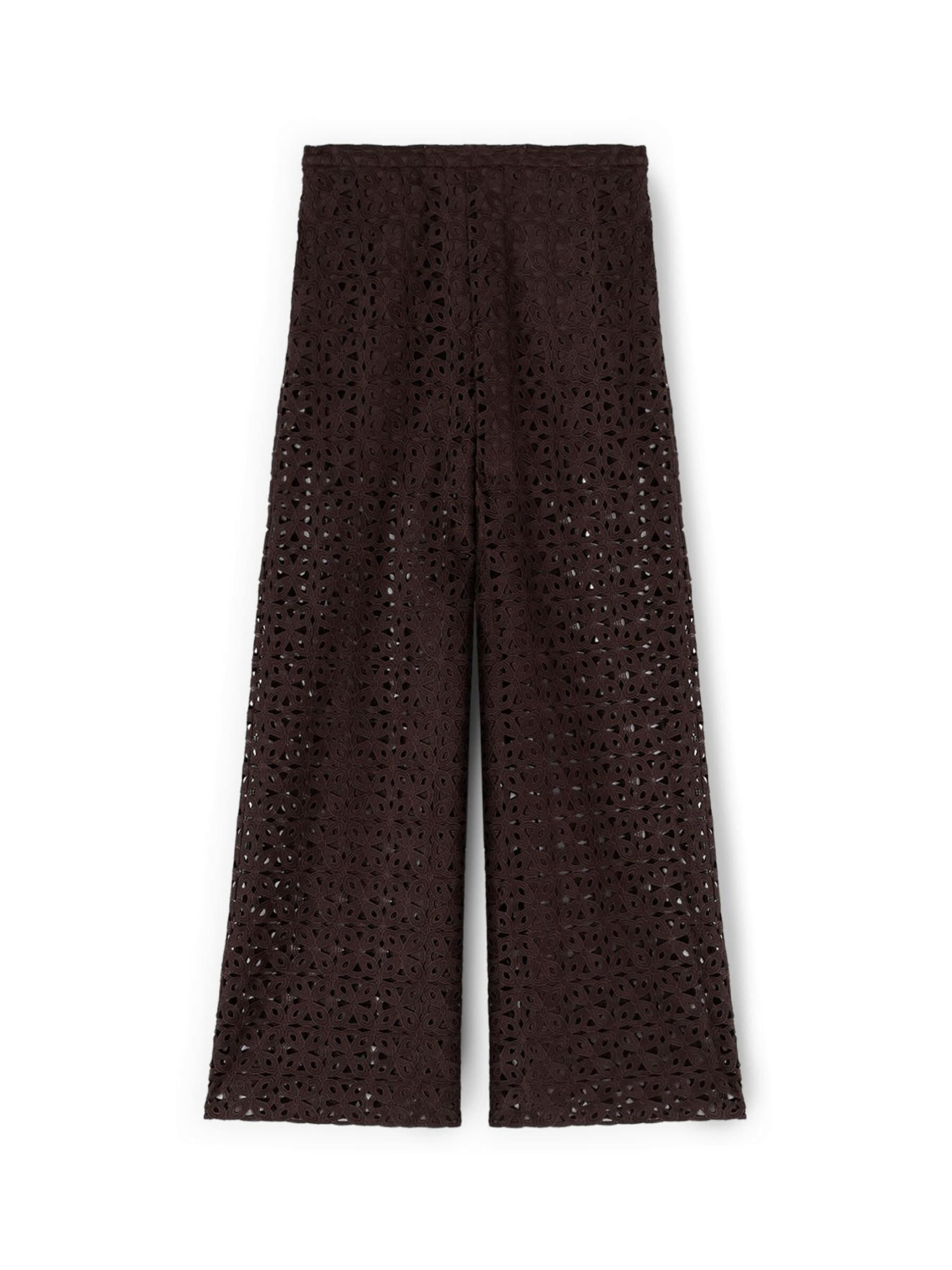MOTIVI - Pierna ancha Pantalón en marrón: frente