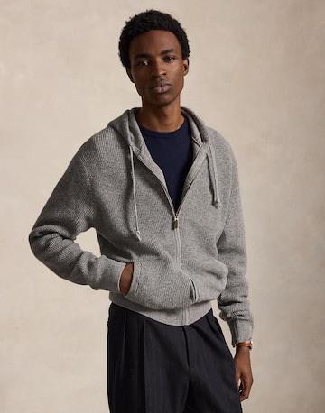 Polo Ralph Lauren Knit cardigan in Grey: front